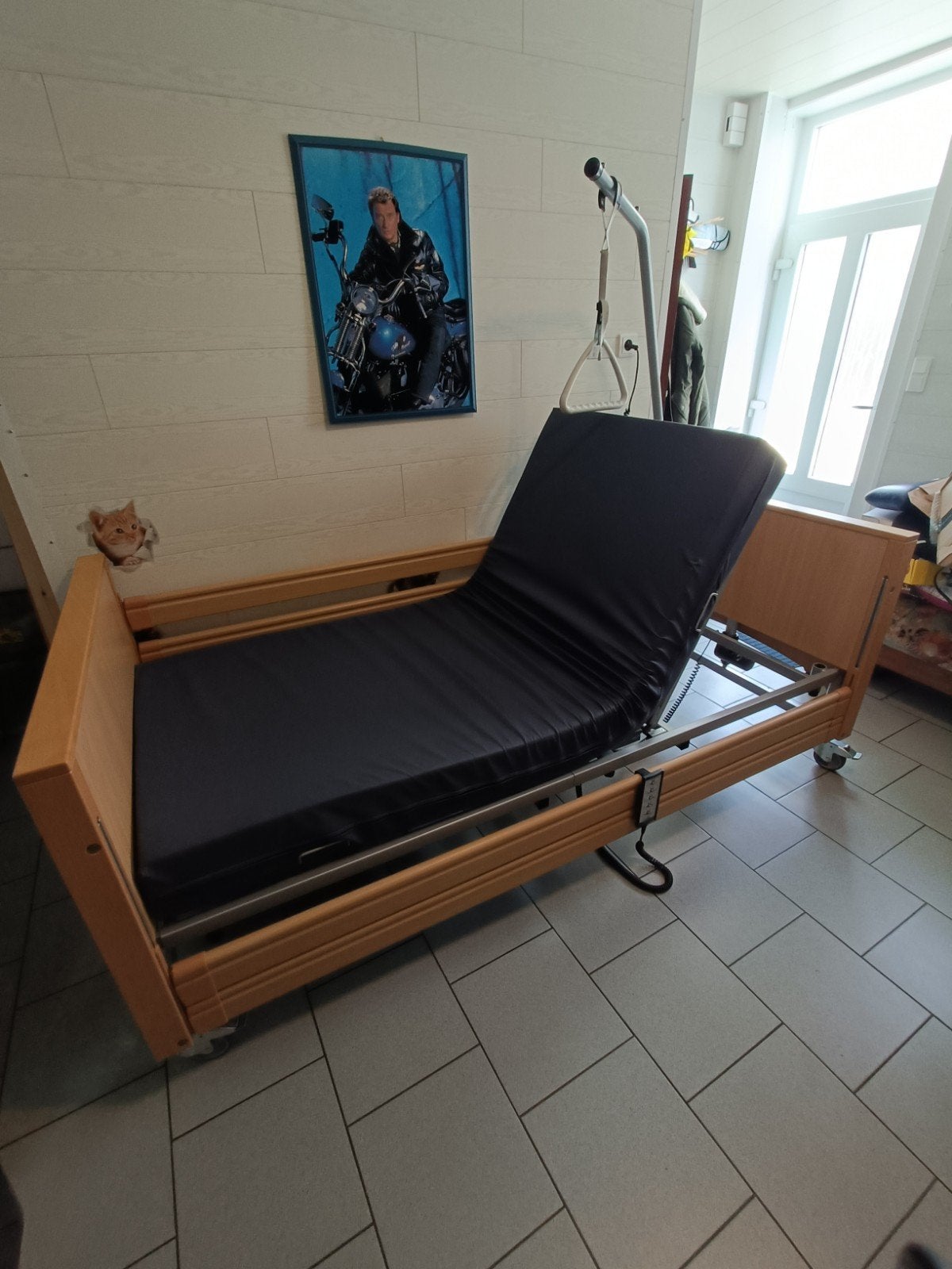 Lit médical médicalisé électrique comme à l'hôpital (NIKEL), Diversen, Ophalen