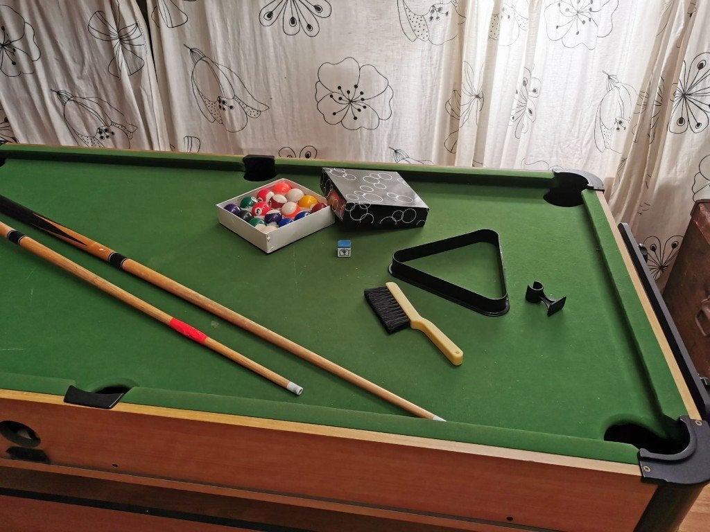 minipooltafel en airhockey 2-in-1, Enlèvement, Utilisé