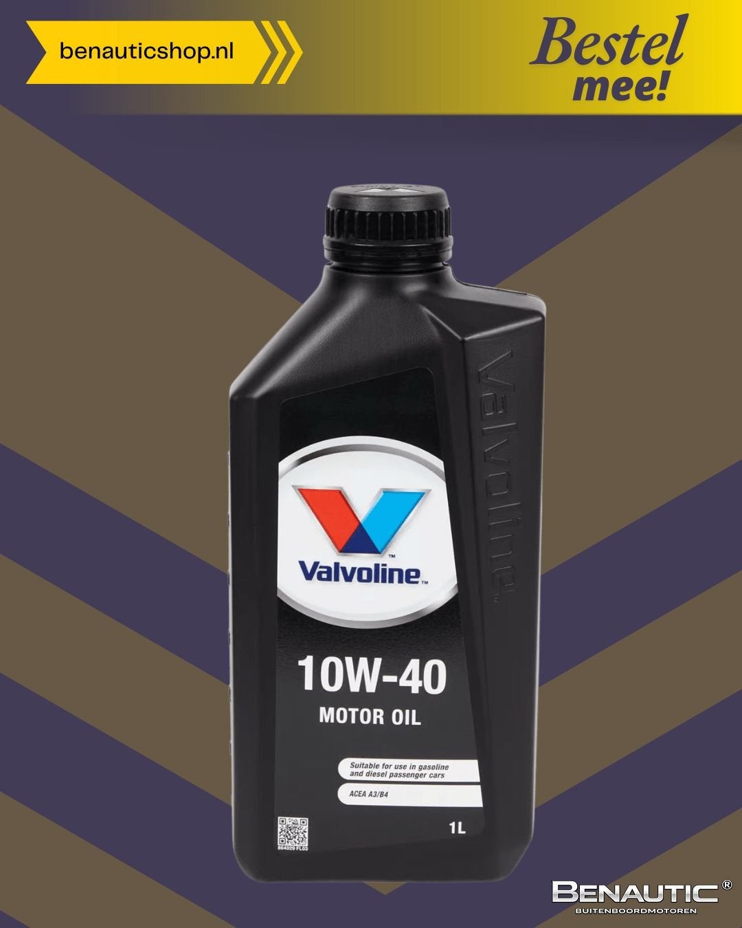 Direct leverbaar! Accessoire Valvoline 10W40, flacon 1L (ook, Watersport en Boten, -, -, Nieuw, Ophalen of Verzenden