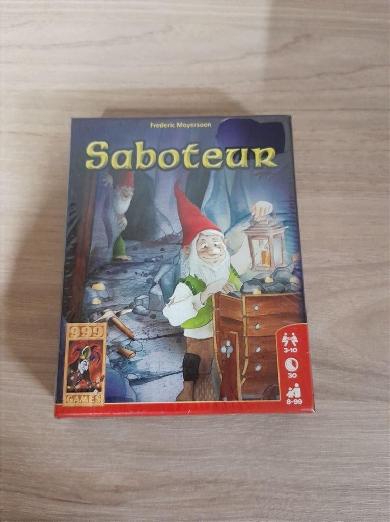 Saboteur - 999 games - nieuw in seal - s3851, Hobby en Vrije tijd, Gezelschapsspellen | Bordspellen, Zo goed als nieuw, Verzenden