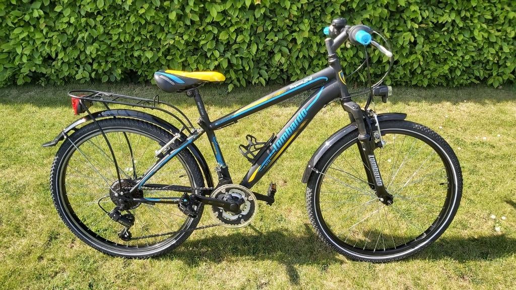 Jongensfiets 24 inch, Fietsen en Brommers, Vering, Velgrem, 15 tot 20 versnellingen, Ophalen