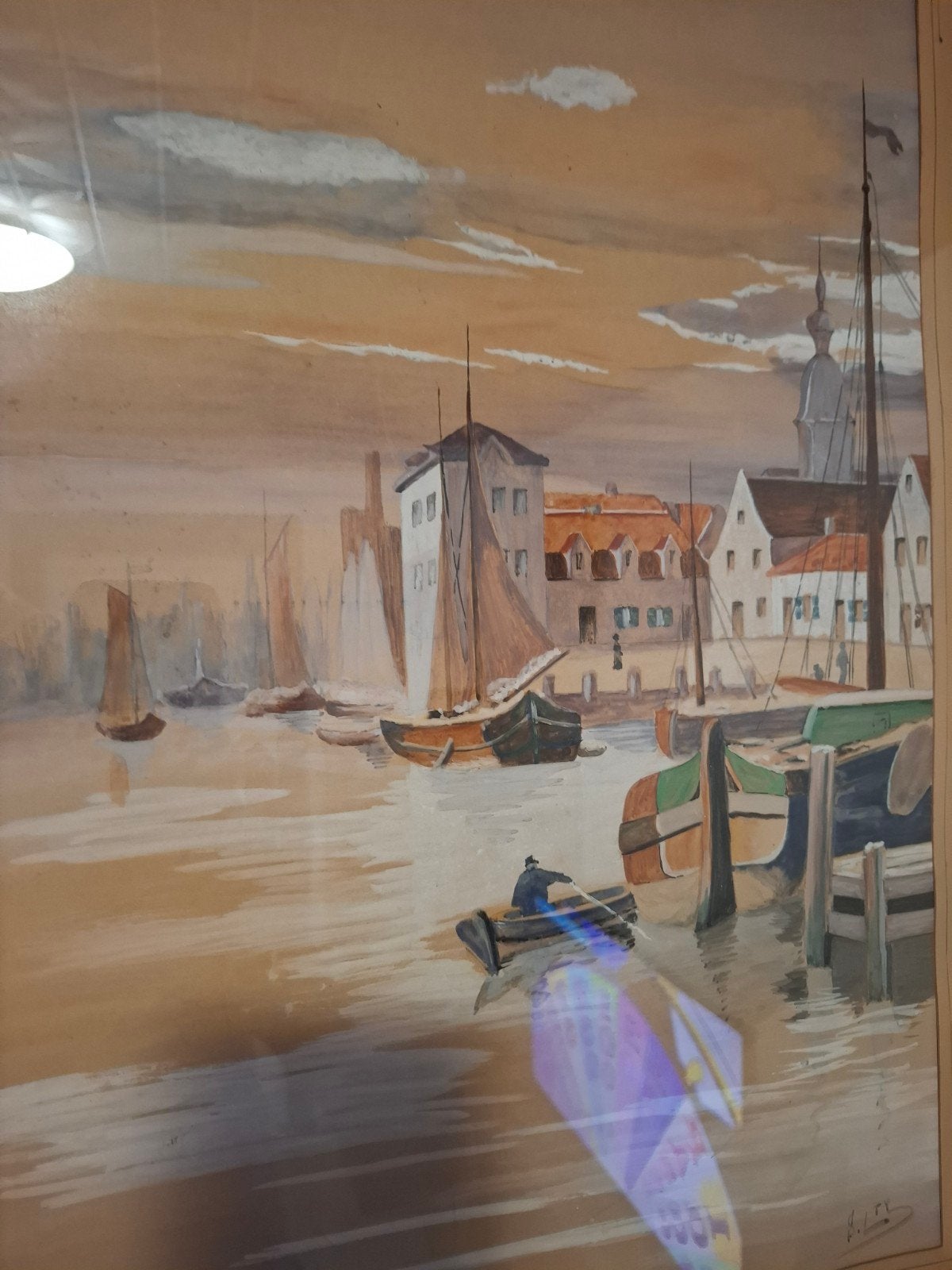1903 port de liège., Antiquités & Art, Envoi