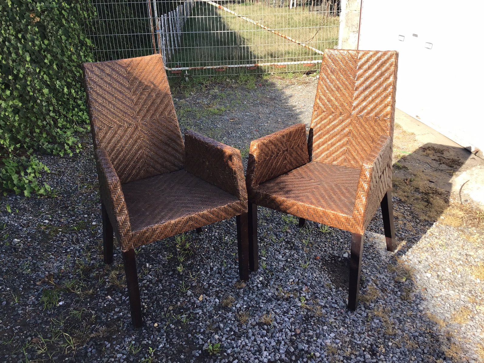 Rieten stoelen te koop, Huis en Inrichting, Ophalen, Gebruikt, Riet of Rotan