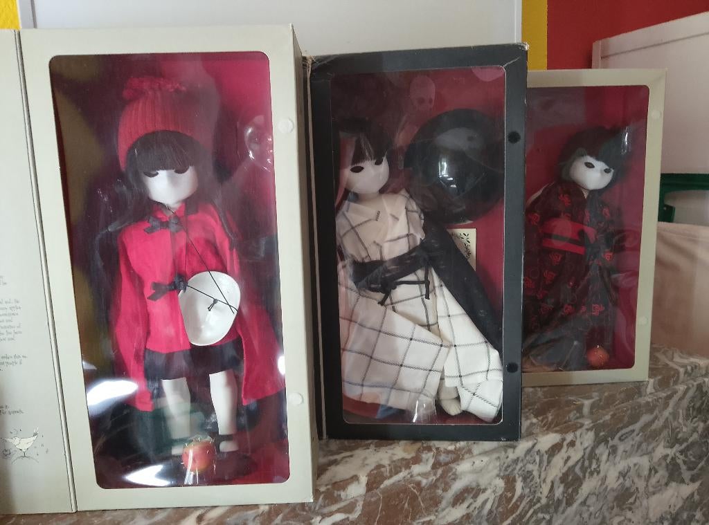Trois poupées Little Apple Dolls, Enlèvement, Utilisé, Poupée