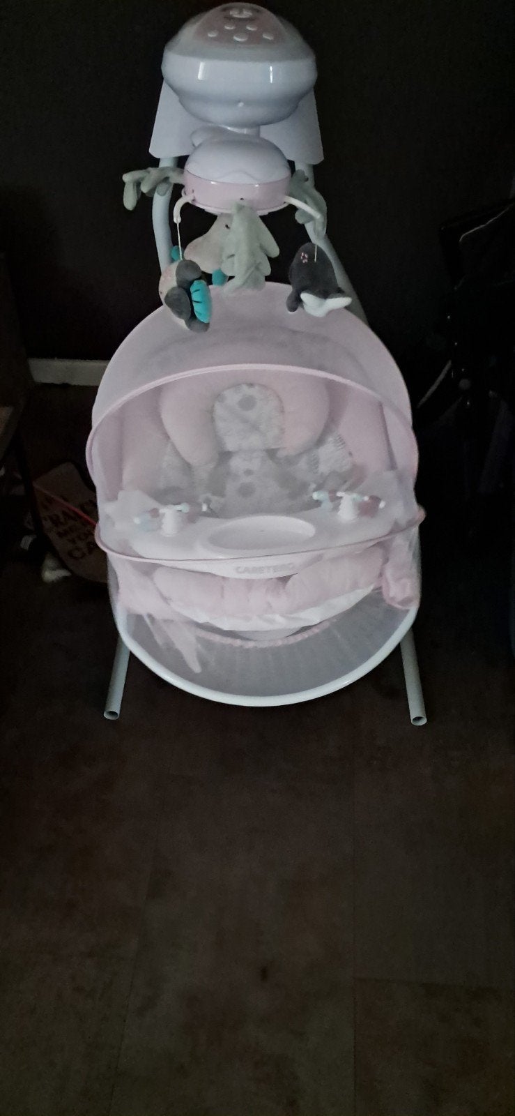 elektrische babyswing, Kinderen en Baby's, Schommelstoel, Met gordel(s) of riempje(s), Zo goed als nieuw, Ophalen