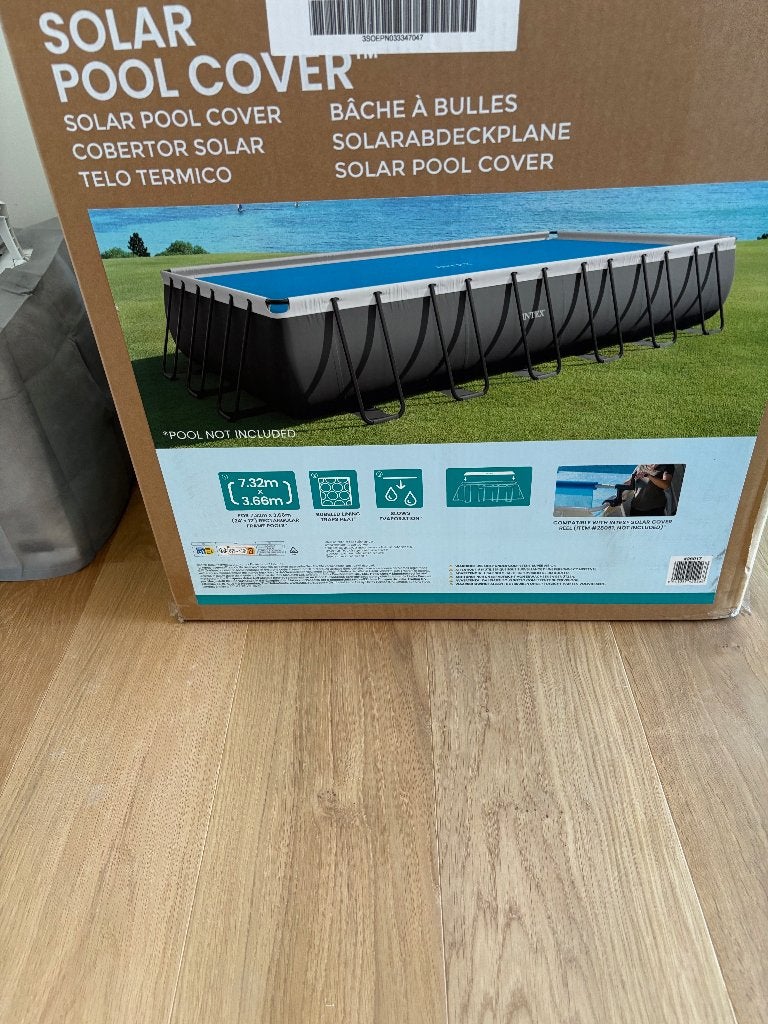 bache de piscine intex, Enlèvement, Comme neuf, Couverture de piscine