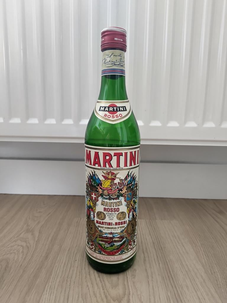 Vintage martini fles voor verzamelaar, Ophalen