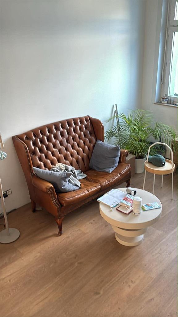 Canapé chesterfield, Moins de 75 cm, Chesterfield, Enlèvement, Utilisé