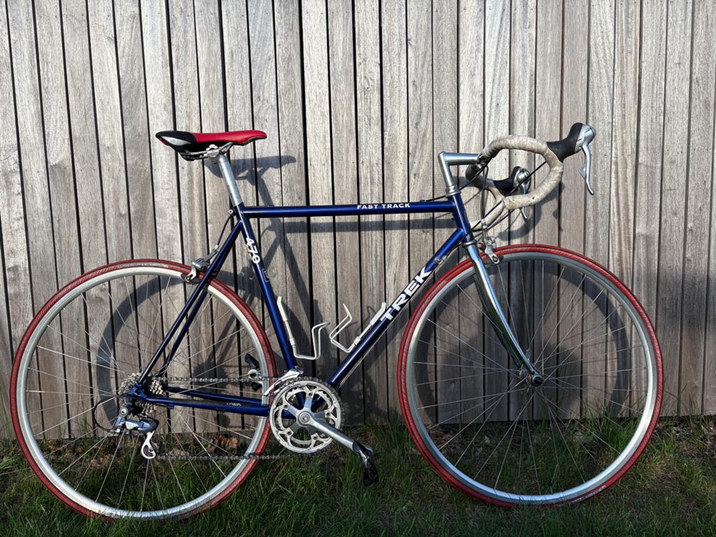 Vintage koersfiets Trek, Autres marques, 10 à 15 vitesses, Frein sur jante, Acier