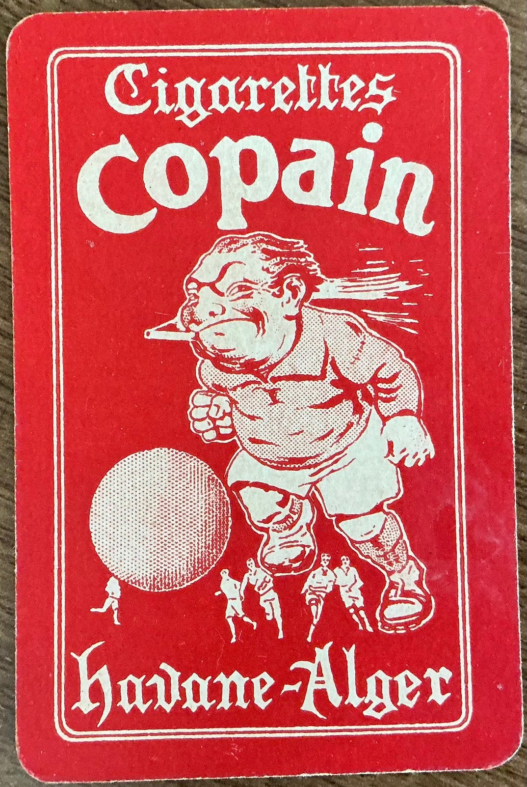 Oude speelkaart COPAIN CIGARETTES, Verzamelen, Ophalen of Verzenden, Zo goed als nieuw, Speelkaart(en)