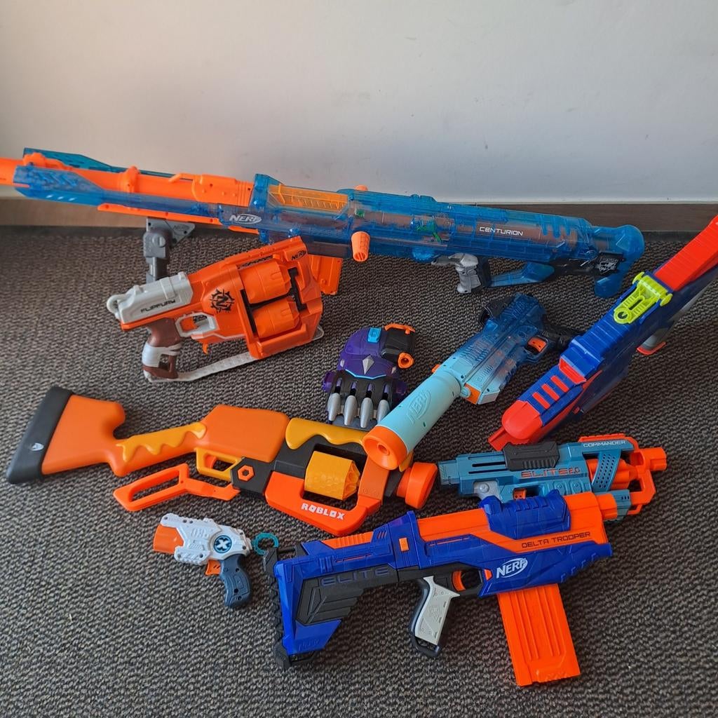 Grote collectie Nerf geweren., Kinderen en Baby's, Ophalen