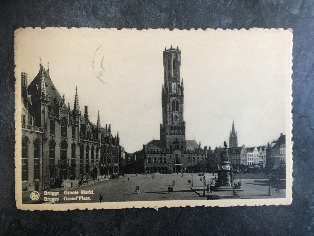 Carte postale Bruges - Grand Place, Enlèvement ou Envoi, Flandre Occidentale