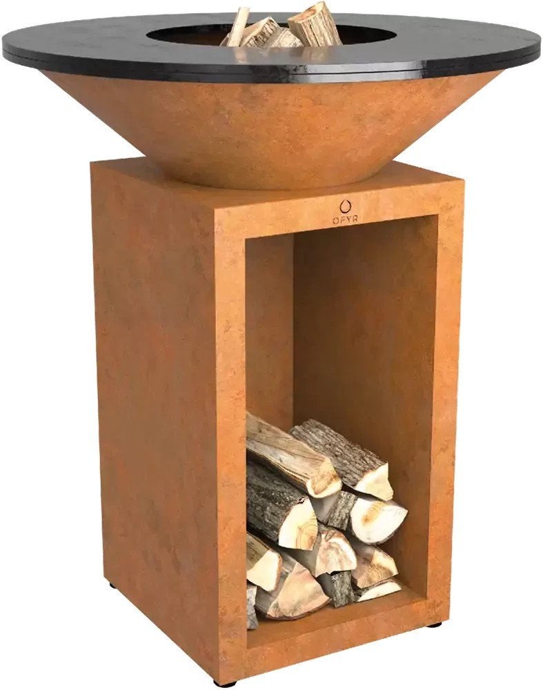 OFYR Classic Corten 85 BBQ, Tuin en Terras, Houtskoolbarbecues, Ophalen, Nieuw, Autre marque