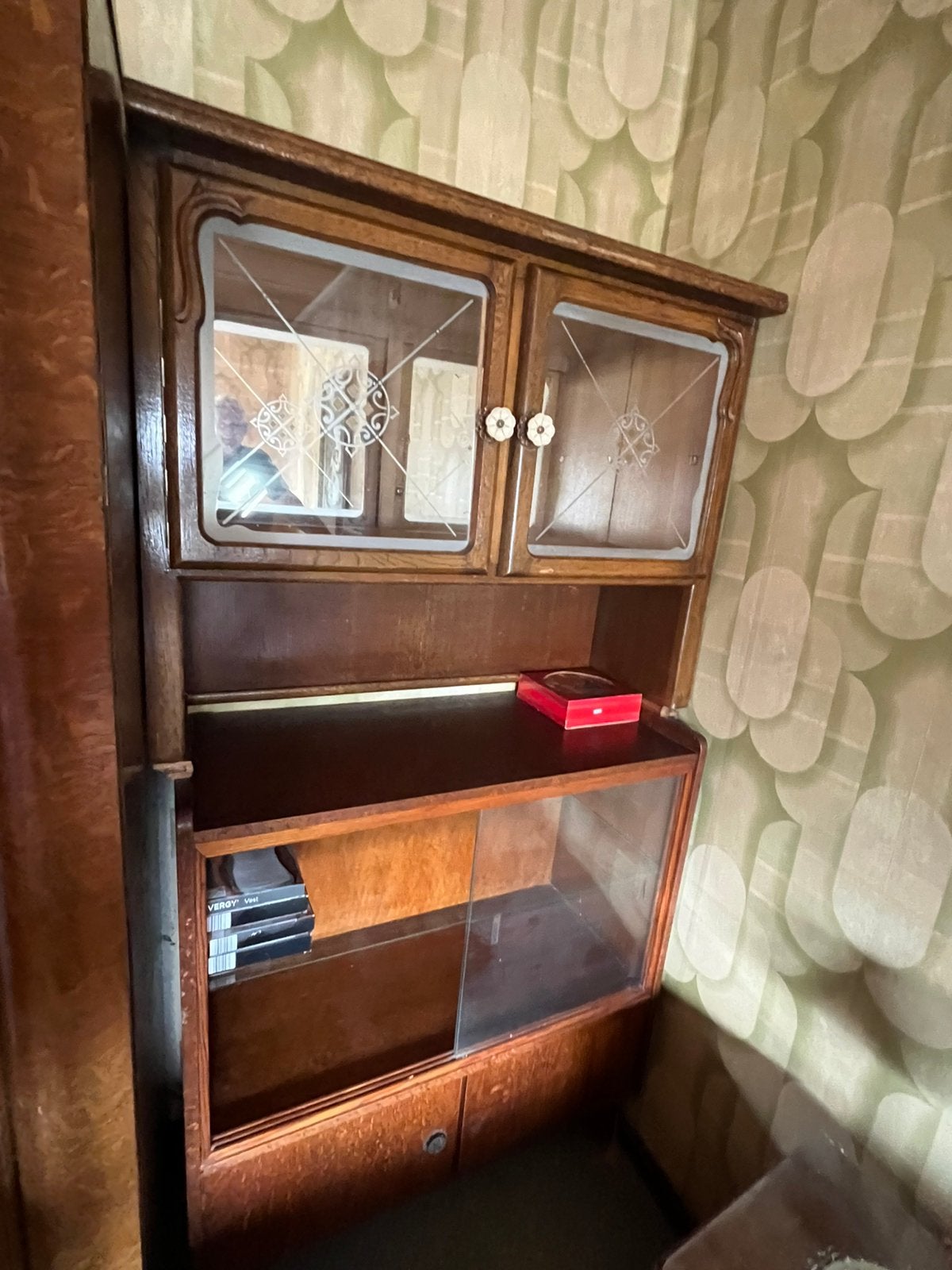 Vitrine vintage, Antiquités & Art, Enlèvement