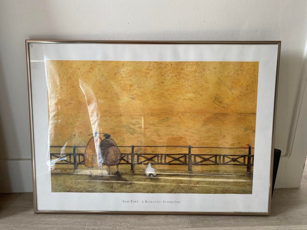 Aluminium kader met poster, Antiek en Kunst, Ophalen