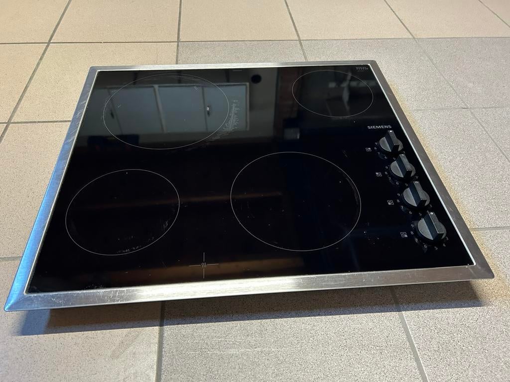 Table de cuisson vitrocéramique Siemens, Electroménager, Tables de cuisson, 4 zones de cuisson, Encastré, Comme neuf, Enlèvement