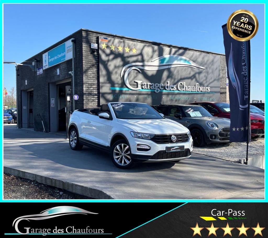 Volkswagen T-Roc Cabrio 1.5 TSI-stijl -! Eerste rekwisiet!, Auto's, Volkswagen, Bedrijf, Te koop, T-Roc, ABS, Achteruitrijcamera
