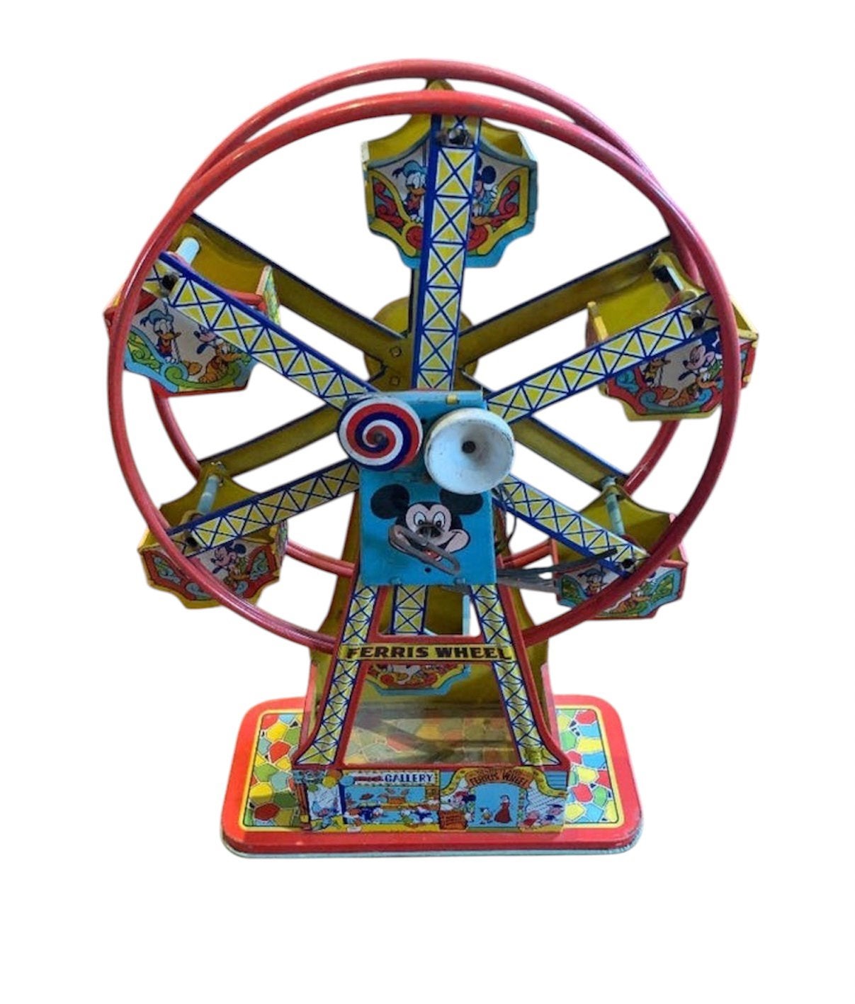 1950s Blikken Speelgoed Disney Kermisrad - Chein -& Co, Ophalen of Verzenden