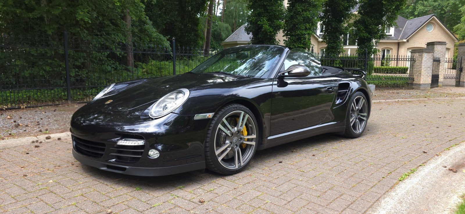 Porsche 911 Turbo Cabrio, Chrono , Keramische remmen...., Autos, Cuir, Euro 5, Achat, Alarme