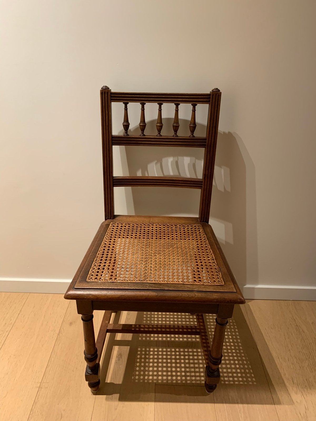 2 Prachtige Antieke Henri II Stoel met Intacte Rieten, Antiek en Kunst, Antiek | Meubels | Stoelen en Sofa's, Ophalen