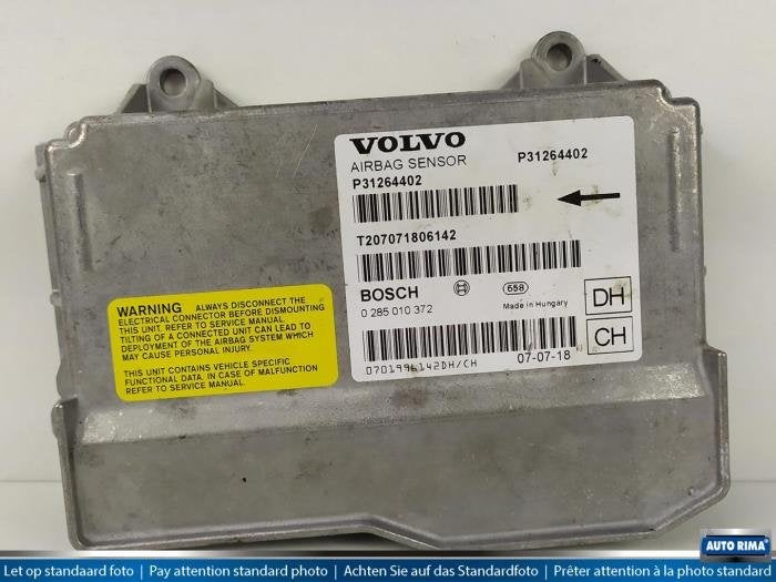 Module airbag d'un Volvo XC70, -, 3 mois de garantie, Utilisé, -