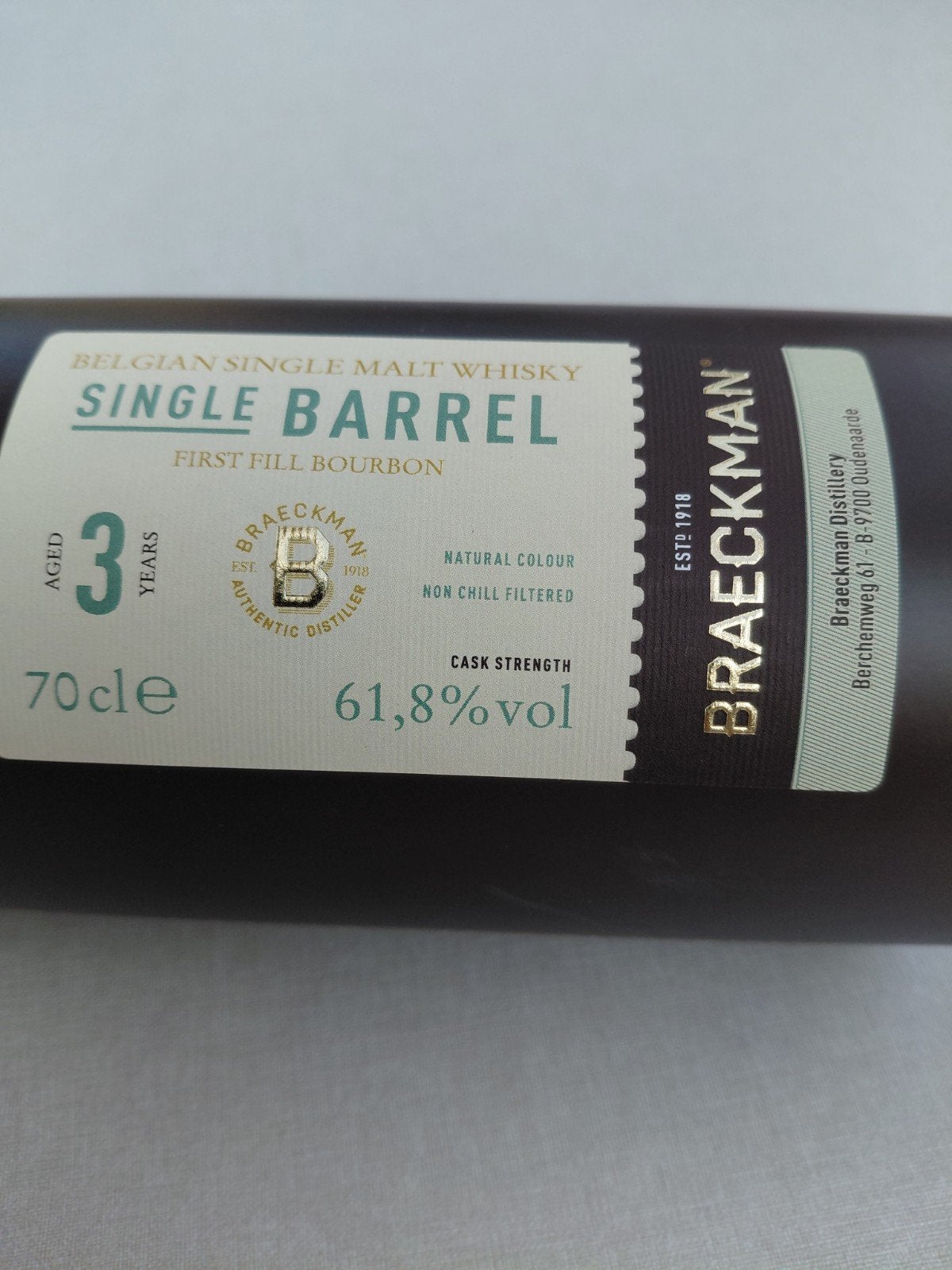 Whisky Braeckman, Enlèvement ou Envoi, Neuf
