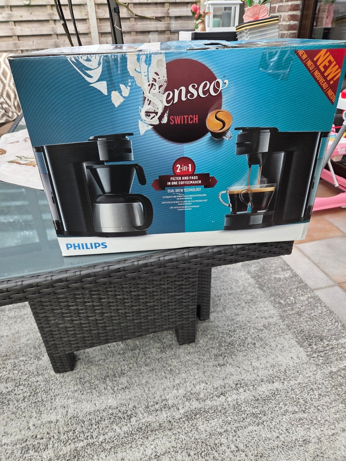 Senseo 2 in 1, Ophalen