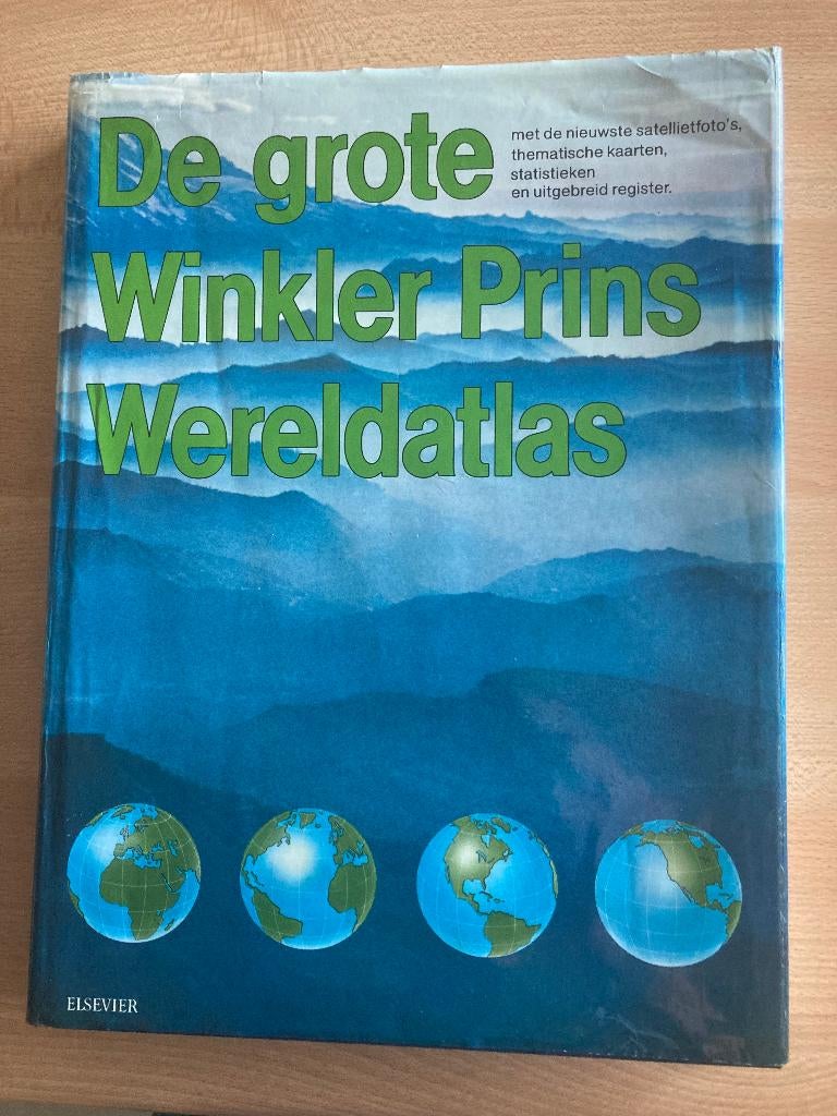 De Grote Winkler Prins Wereldatlas, Boeken, Ophalen of Verzenden, Zo goed als nieuw, Los deel