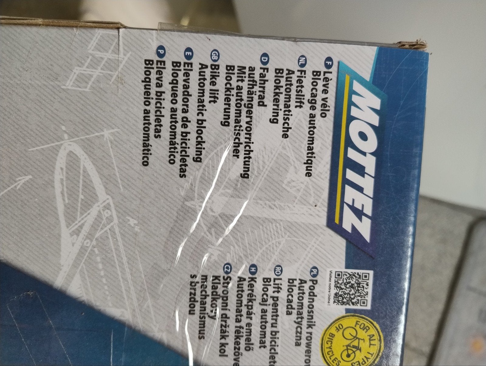 Fietslift Mottez, Ophalen, Nieuw