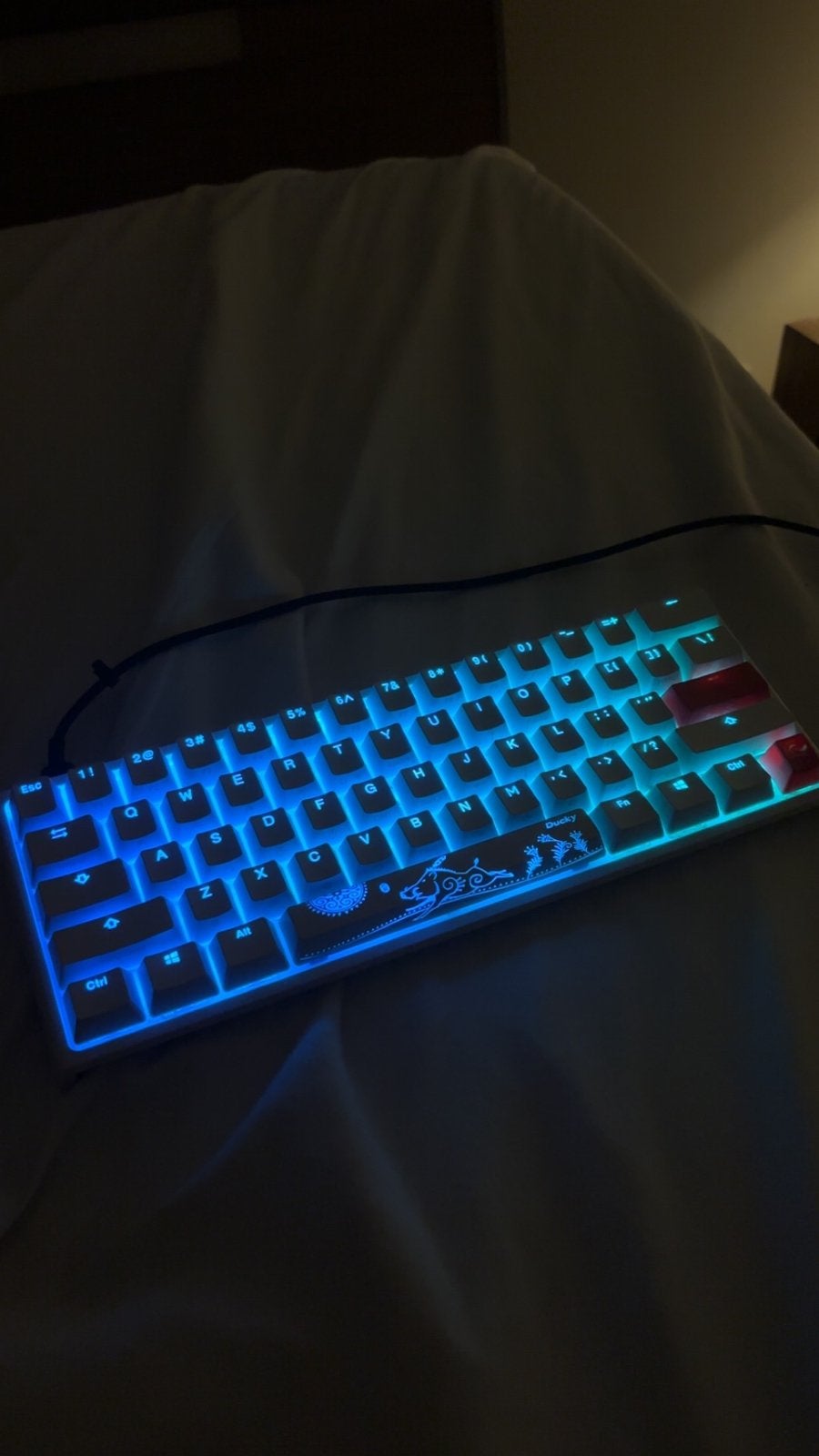 Ducky one 2 mini keyboard, Computers en Software, Ophalen of Verzenden, Zo goed als nieuw, Gaming toetsenbord