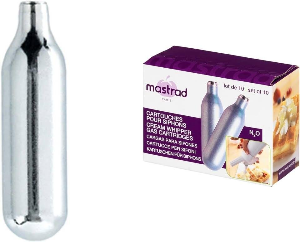 Cartouches N2O alimentaires inox – Lot de 8  8 g, Enlèvement ou Envoi