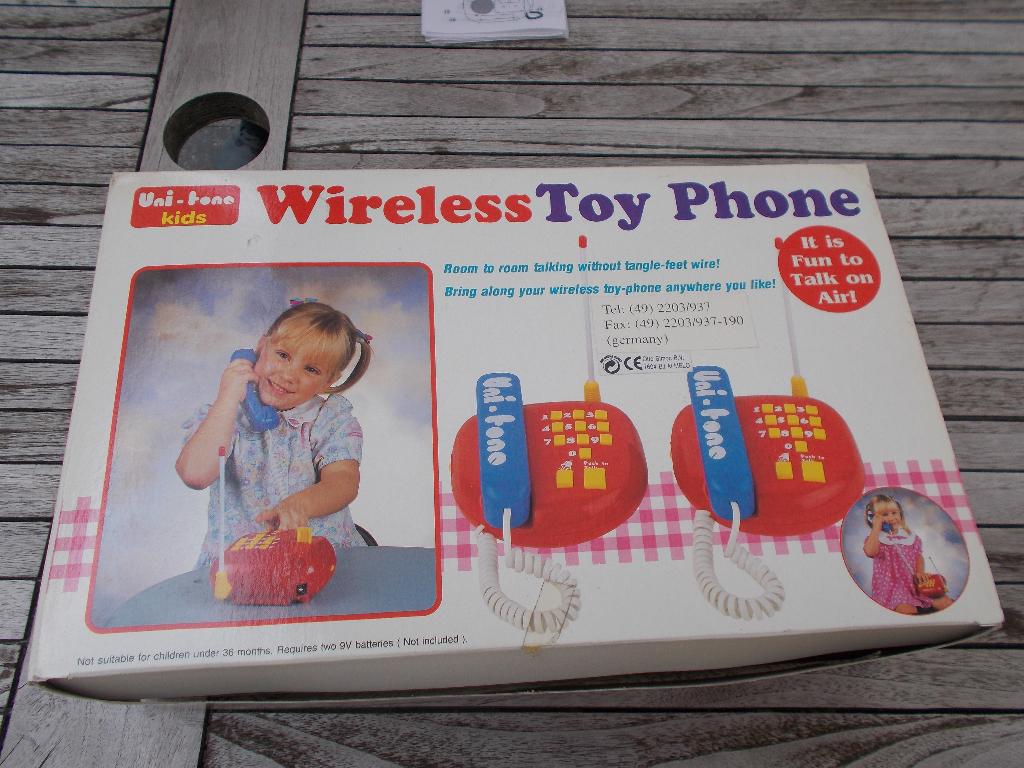 Retro/Vintage draadloze speelgoed telefoon, Ophalen of Verzenden