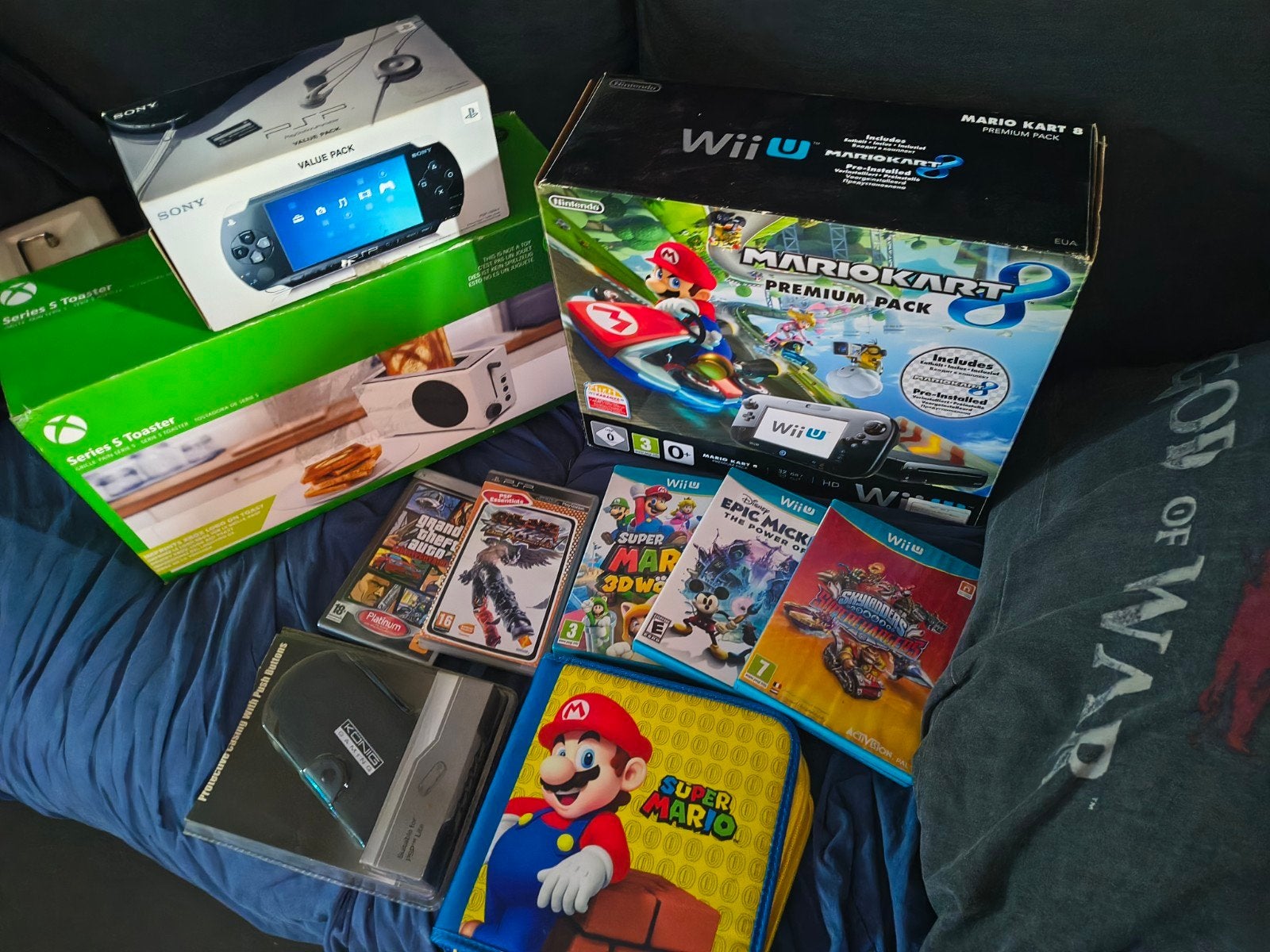 bundelpakket Xbox / Wii U / Sony Psp + Games & Ascesoires, Games en Spelcomputers, Met games, Overige kleuren, Ophalen of Verzenden