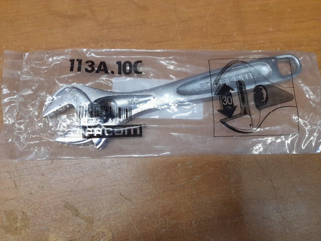nieuwe verstelbare sleutel van Facom 113A.10C, Doe-het-zelf en Bouw, Gereedschap | Handgereedschap, Nieuw, Klem, Facom, Verzenden
