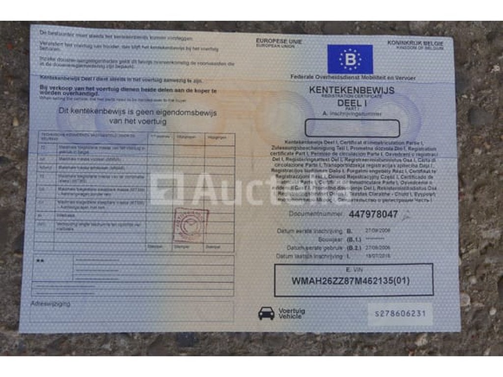 Camion benne basculante MAN TGA (2006-538.483 km)( VIN: WMAH, Autos, Achat, Entreprise, Autres carburants, MAN