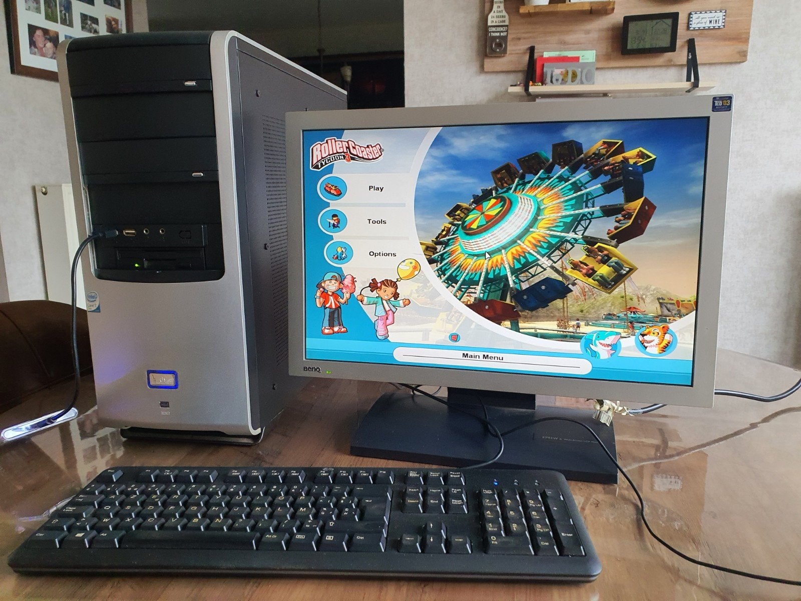 Retro pc desktop gaming win7 setup, Computers en Software, Vintage Computers, Ophalen