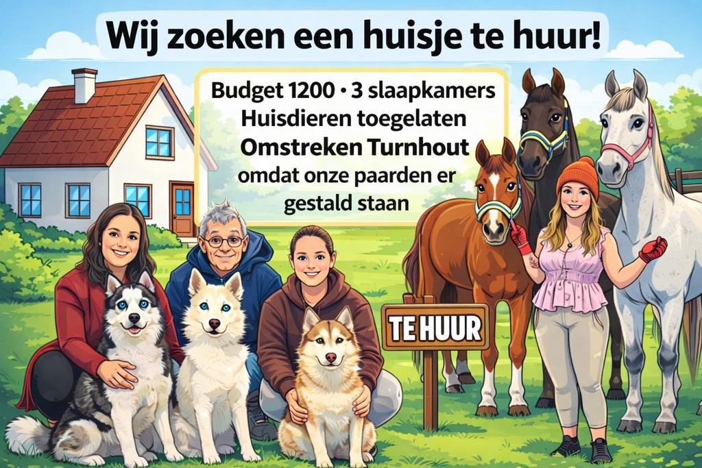 Gezocht: te huur
