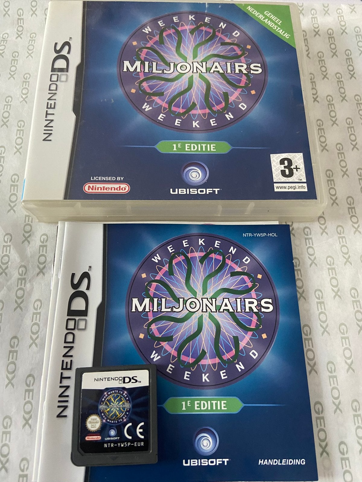 Miljonair 1 ste editie, Enlèvement ou Envoi, Comme neuf