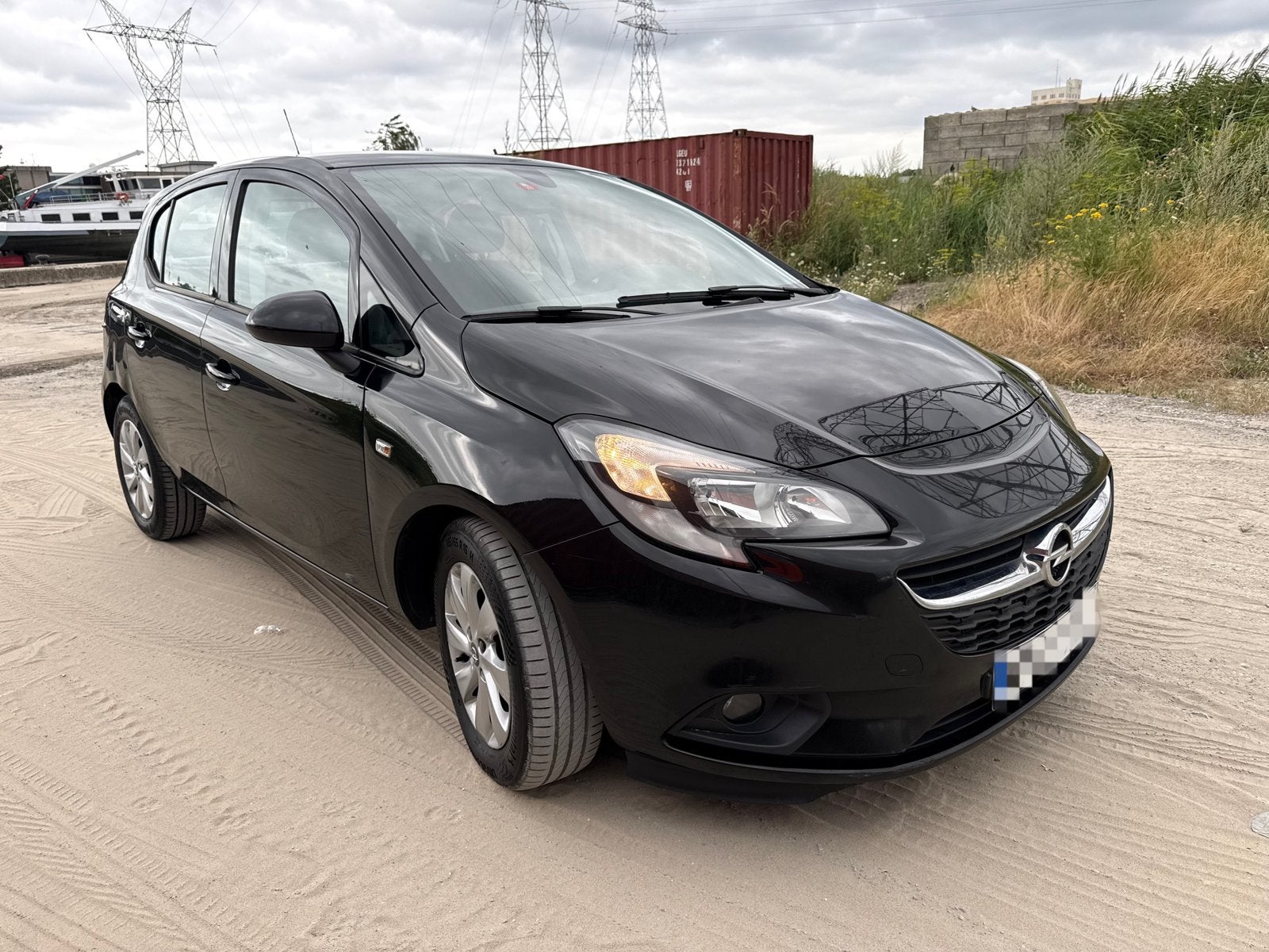 Opel Corsa E 1.0T Airco Navi Goede Staat EXPORT, Zwart, Elektrische ramen, Handgeschakeld, 5 deurs