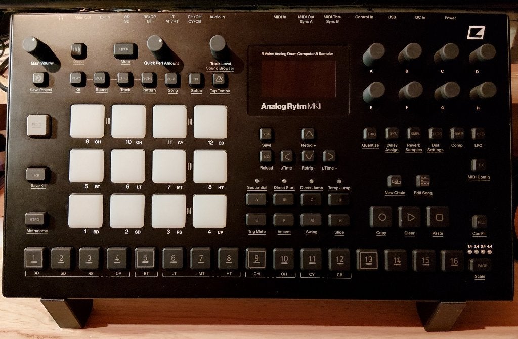 Elektron Analog Rytm MK2 Black +EXTRAS, Muziek en Instrumenten, Drumcomputers, Ophalen of Verzenden
