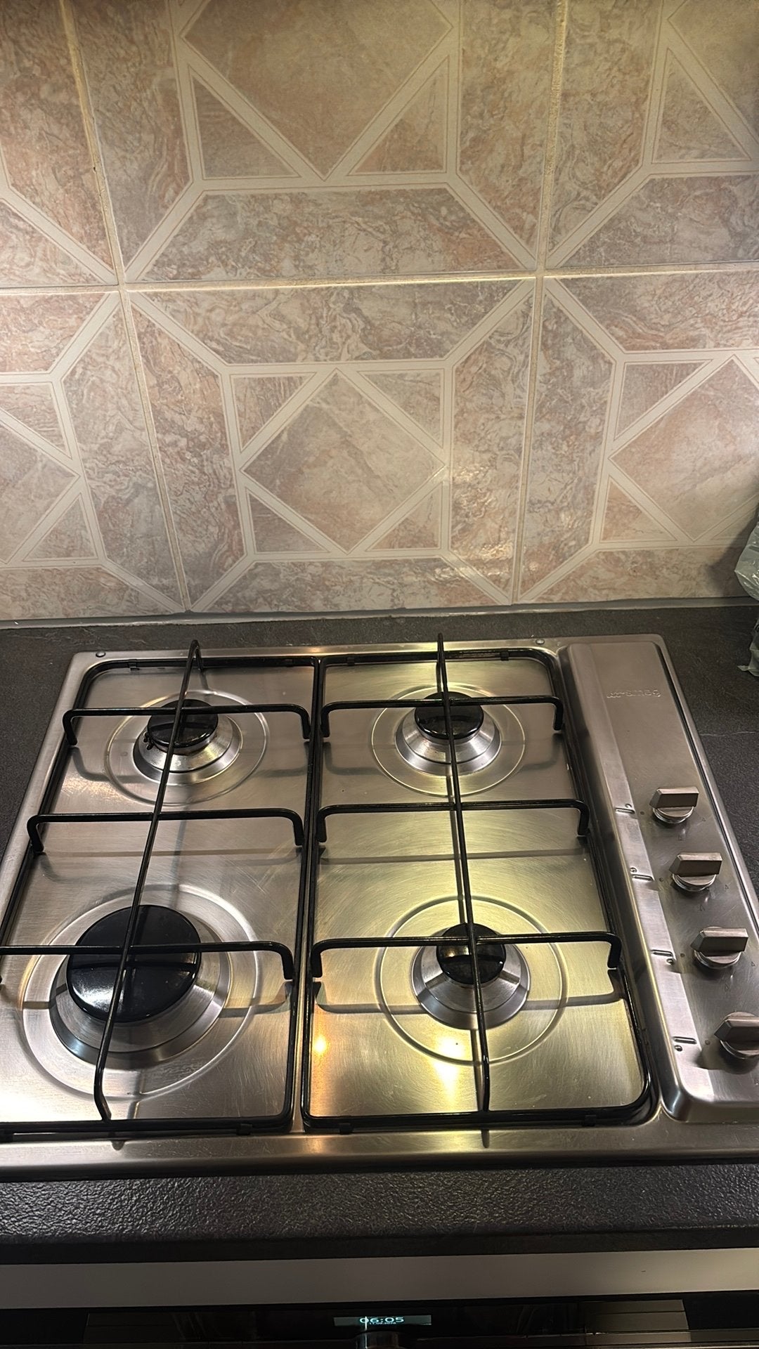 Inbouw gaskookvuur in perfecte staat, Gaz, Enlèvement ou Envoi, 4 zones de cuisson, Encastré