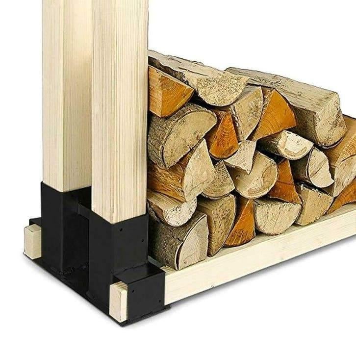 Aide à l'empilage du bois de chauffage | Support à bois de, Enlèvement ou Envoi