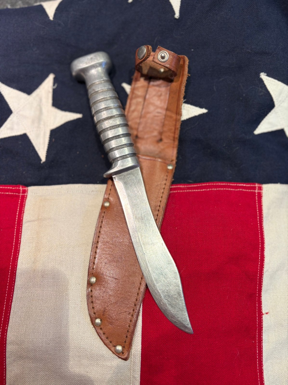 USN WW2 mark 1 knife, Ophalen of Verzenden