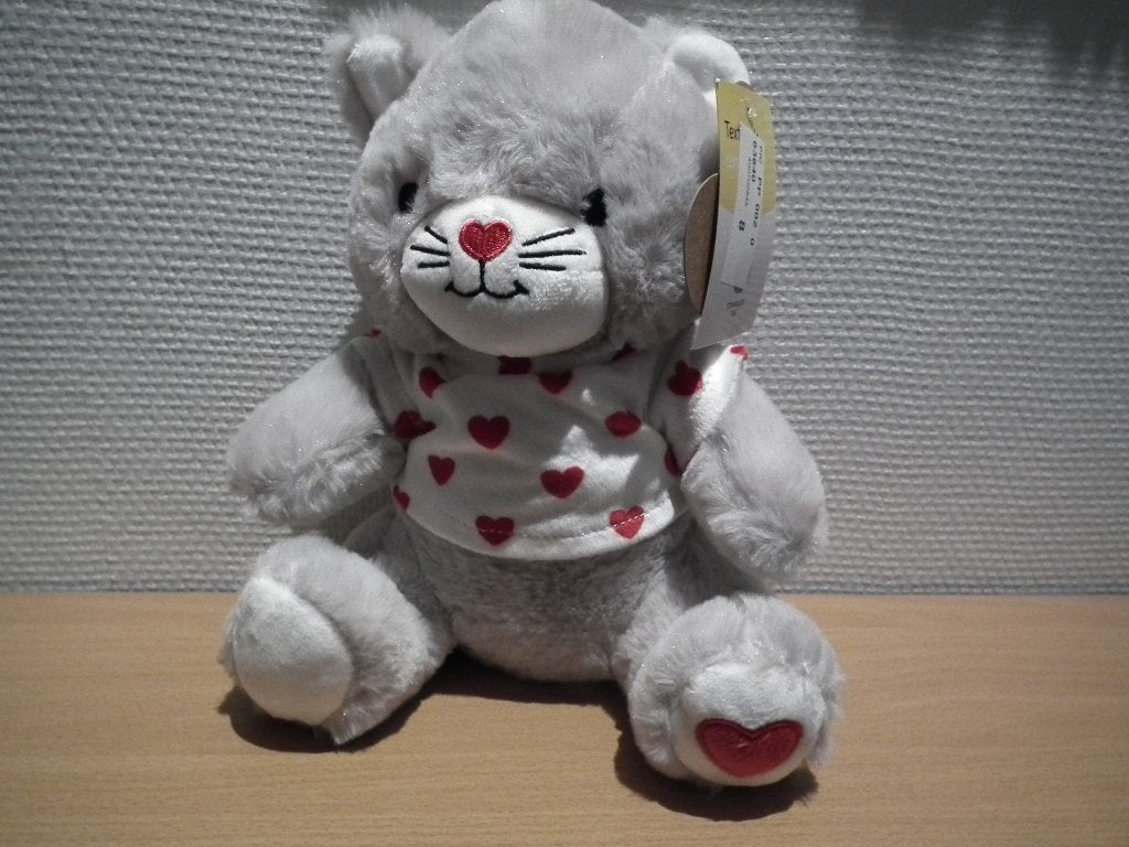 Peluche hauteur 25 cm  (Françoise Saget) nouveau, Enfants & Bébés, Neuf, Avec étiquette, Chat, Autres marques