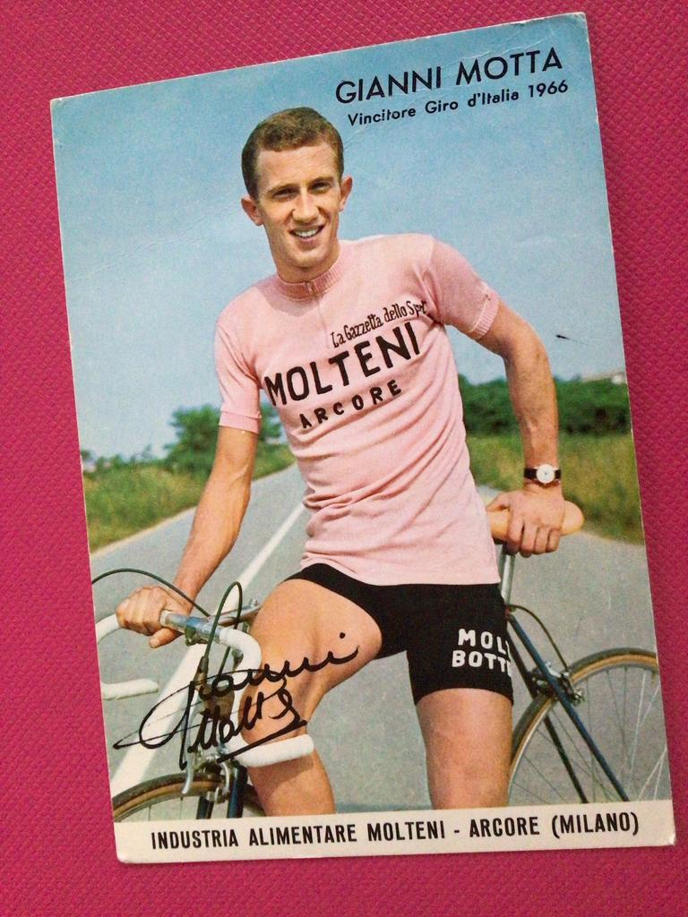 wielerkaart giro 1966 team molteni gianni motta, Verzenden, Zo goed als nieuw