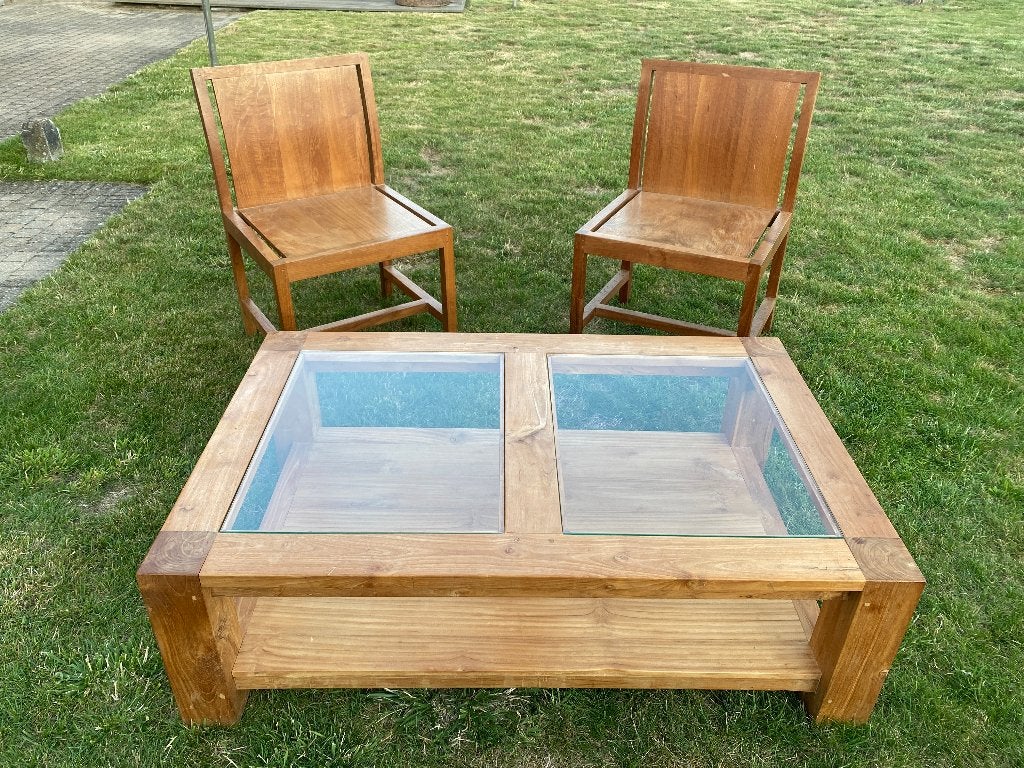 Table basse (+/- 50 kg), Maison & Meubles, Tables | Tables de salon, Comme neuf, 5 – 50, 50 à 100 cm, 100 à 150 cm, Rectangulaire