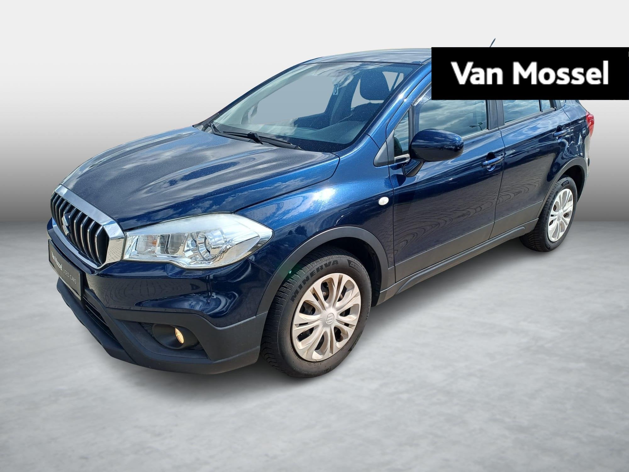 Suzuki SX4 S-Cross Grand Luxe 1.0, Stof, Gebruikt, Blauw, Bedrijf