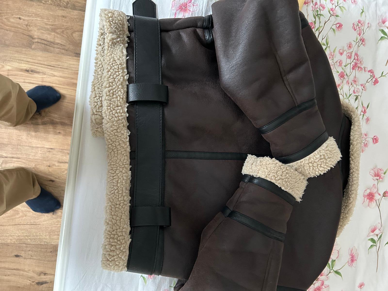 Nepleren jasje bruin Zara maat 34, Ophalen, Maat 34 (XS) of kleiner, Bruin, Jasje