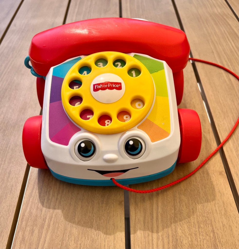 Fisher Price telefoon, Kinderen en Baby's, Ophalen, Gebruikt, Duw- of Trekspeelgoed