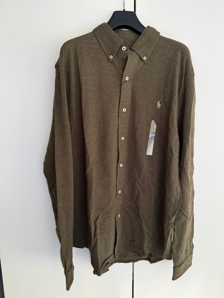 Ralph Lauren hemd | Large | Ongedragen & nieuw, Ophalen of Verzenden, Nieuw, Groen